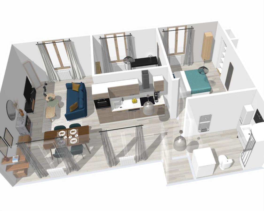 Artsmalt *Ideal Pro * Proche Commerces * 2 Chambres * Tout Confort มงต์ลูซง ภายนอก รูปภาพ